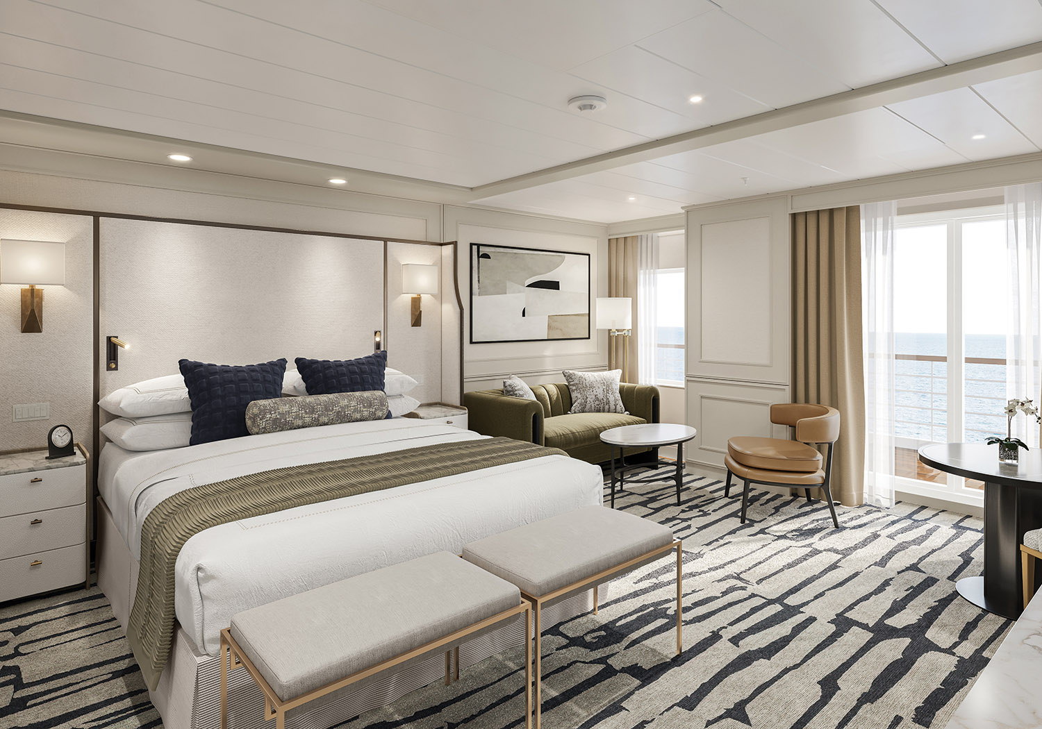 Oceania Riveria Suite Stateroom